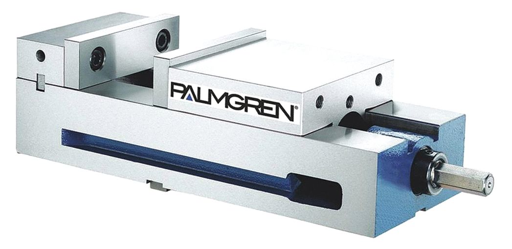 Machine Vise: 4 in Jaw Face Wd, 5 in Max Jaw Opening, 1 37/64 in Throat Dp, Smooth Face