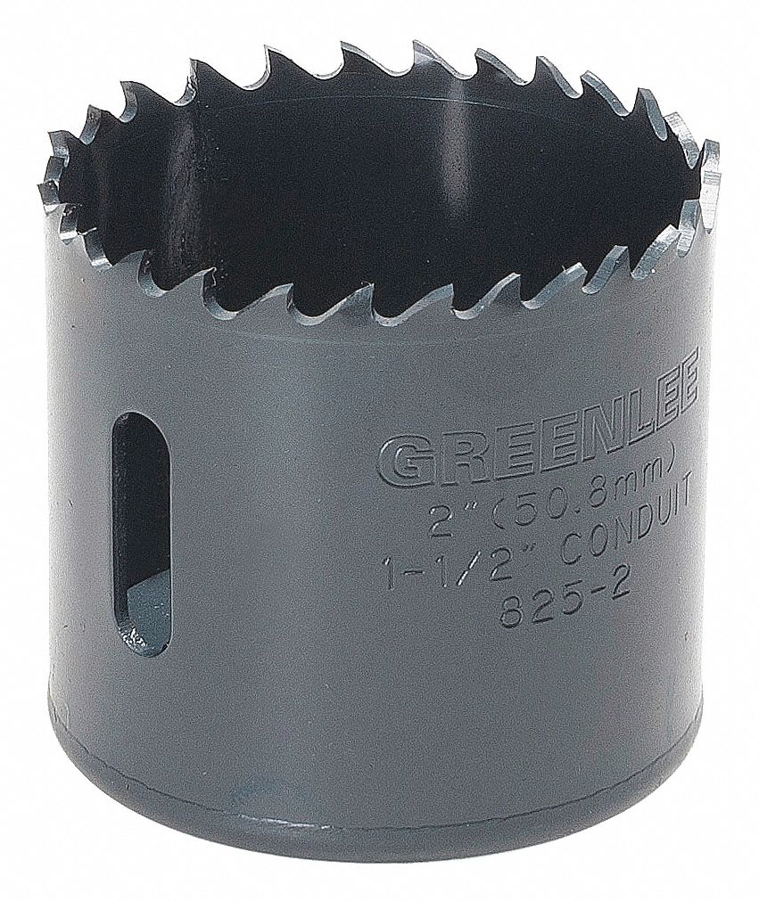 SCIE-CLOCHE, DIAMÈTRE SCIE 2 PO, 4/6 DENTS, PROFONDEUR DE COUPE MAX 1 5/8 PO, BIMÉTALLIQUE