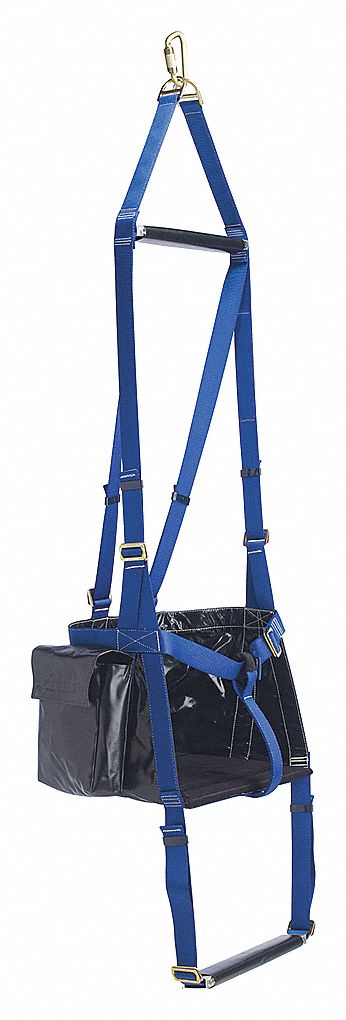 SUSPENDED WORKMAN'S CHAIR, 1 IN 15-PLY PLYWOOD, ALLOY STEEL CONNECTORS