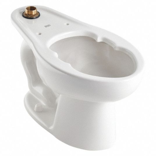 AMERICAN STANDARD Elongated, Floor, Flush Valve, Bedpan Holding Toilet ...