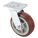 STANDARD PLATE CASTER, 6 IN WHEEL DIA, 900 LB, 7½ IN MOUNTING H, SWIVEL CASTER, FIRM