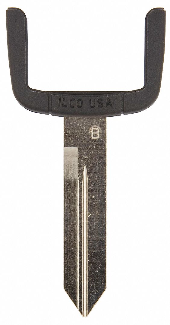 Key Blade: Compatible with Kaba Ilco Locks, Key ID # EB3-B-H72 FORD ELECTRONIC KEY BLADE, 0 Pins