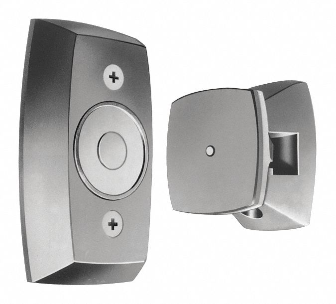 Electromagnetic Door Holder: Wall - Mounted, Aluminum
