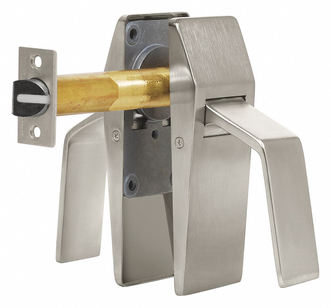 SARGENT PushPull Lever, Mechanical, Heavy Duty, Not Keyed, Satin Chrome, 5 in Backset