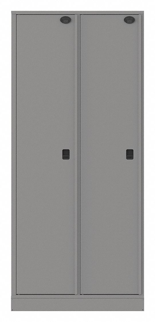 Law Enforcement Evidence Locker: Pass-Through Backing, Keyless Lift Latch, 2 Compartments