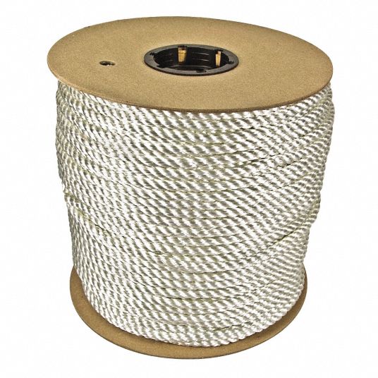 Twisted Nylon Rope - 3/8, White