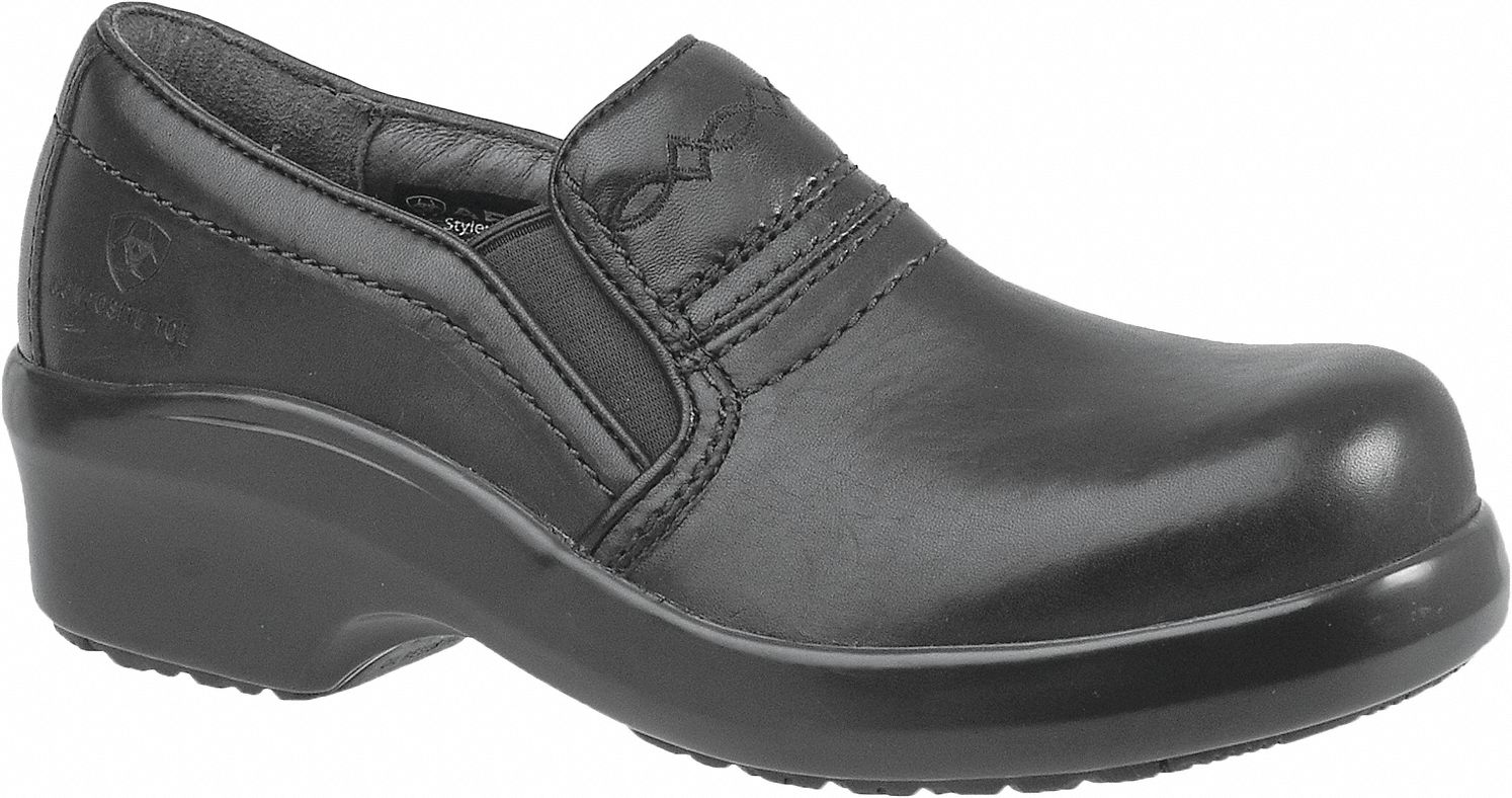 ARIAT Loafer Shoe, 5 1/2, B, Women's, Black, Composite Toe Type, 1 PR ...