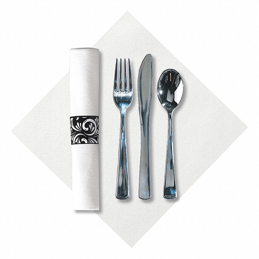 35NG25 - Cutlery Set Silver Heavy Weight PK100