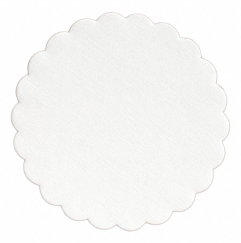 Coaster: Budget Board, Paper, White, 4 in Lg, 4 in Wd, 1,000 PK