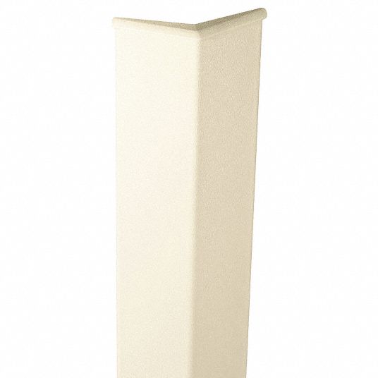 INPRO Corner Guard, Vinyl, 48 in Height, 3 in Width, 0.080 in Thickness