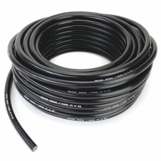 Velvac Trailer Cable 14 Awg Wire Size Pvc Stranded 100 Ft Lg 7