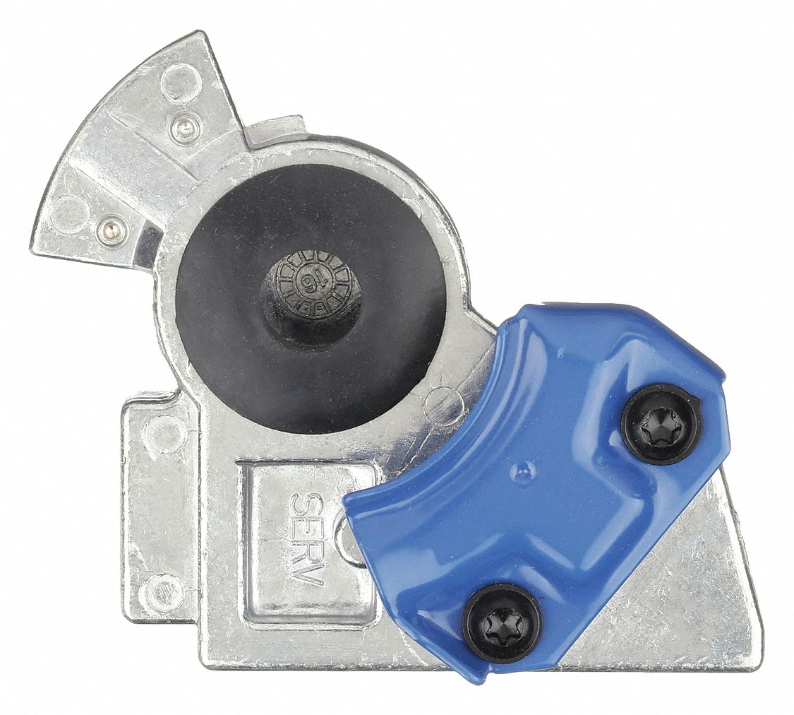 Gladhand: 3/8 in Port Size, Aluminum, 37°, 3/8"-18 Thread Size, 120 psi Max. Working Pressure @ 70 F