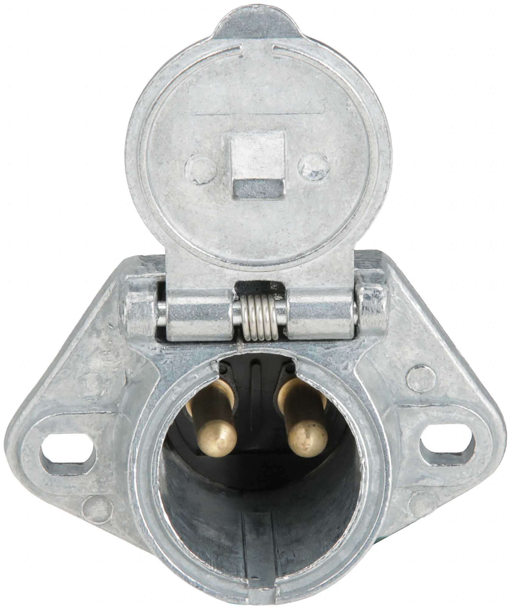 VELVAC Dual Pole Receptacle Two Pole, Plastic, 4 ga Wire Gauge, 2