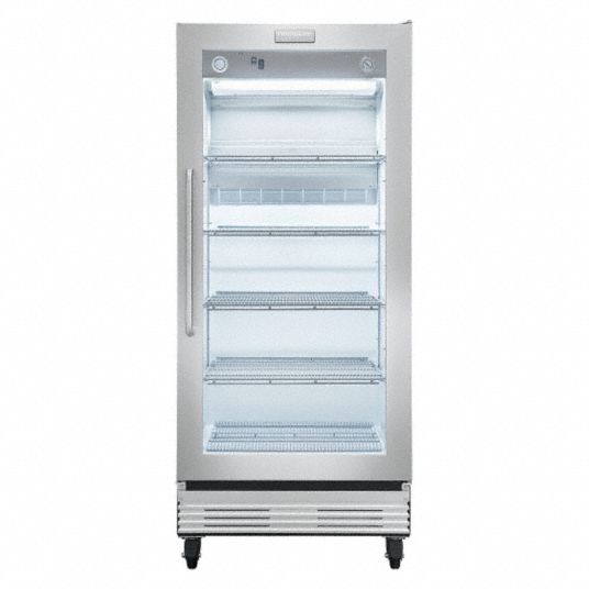 FRIGIDAIRE Refrigerator, Commercial, Stainless Steel, 32 in Overall