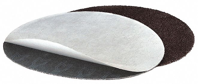 PSA Sanding Disc: 12 in Dia, Non-Vacuum, Aluminum Oxide, 400 Grit, X Wt Cloth, AO, 400