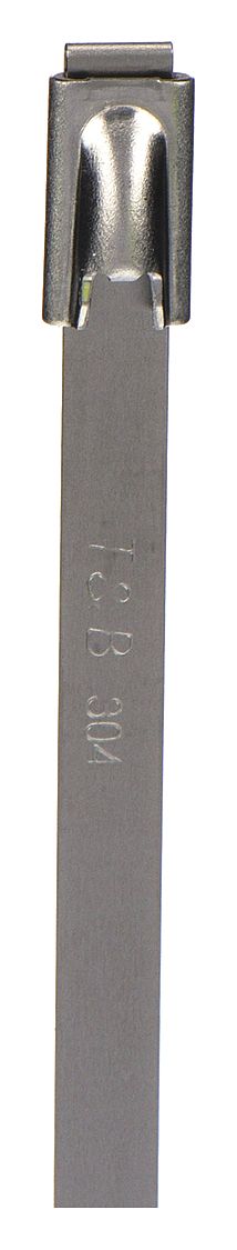 CABLE TIE,20.5 IN,SILVER,PK50