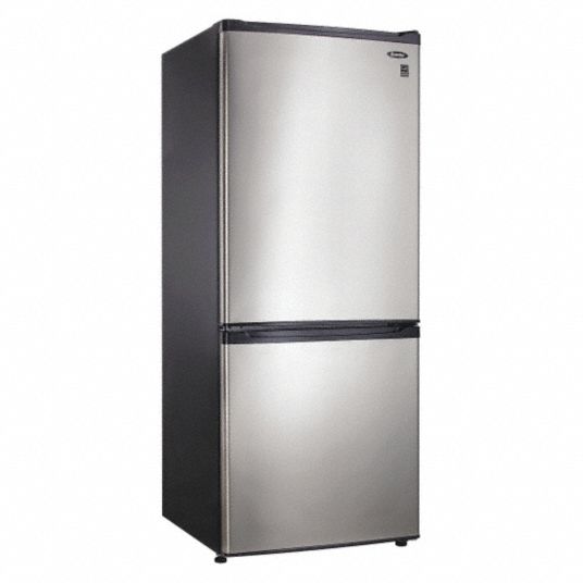 DANBY, Black/Stainless Steel, 9.2 cu ft Total Capacity, BottomFreezer