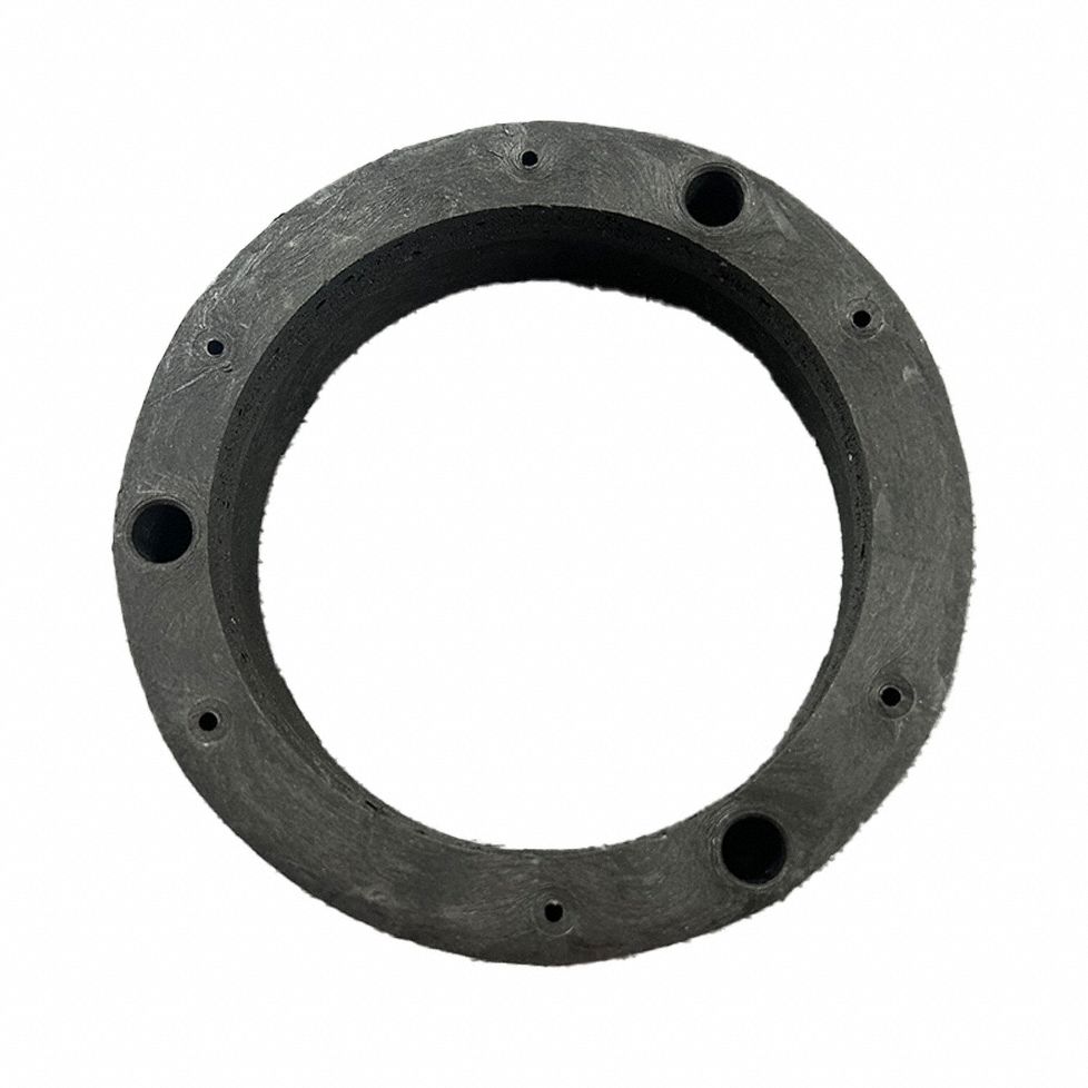 Spacer: Spacer, Plastic, 6 3/4 in Overall Lg, 6 3/4 in Overall Wd, Black