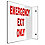Sign,Emergency Exit Only,8x12,Red/White