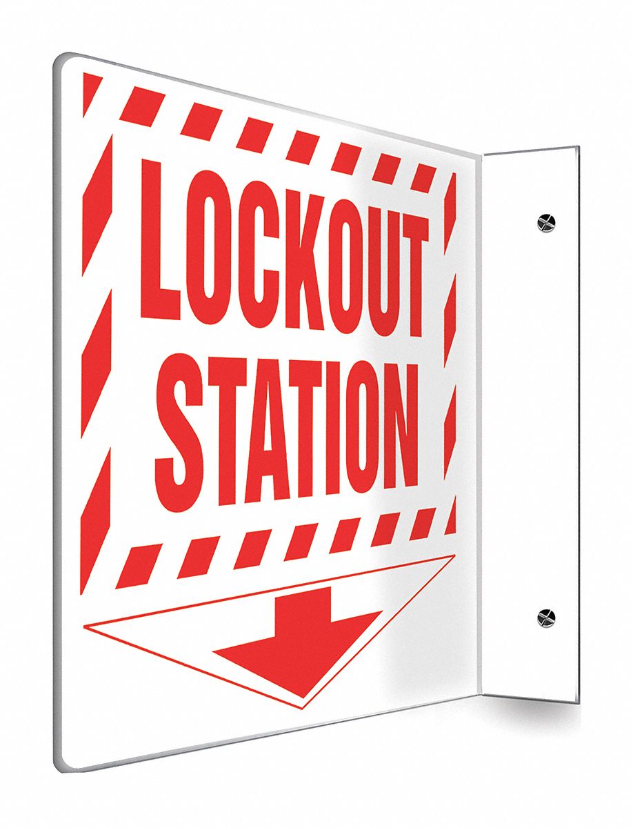 Sign,Lockout Station,8x8 In.