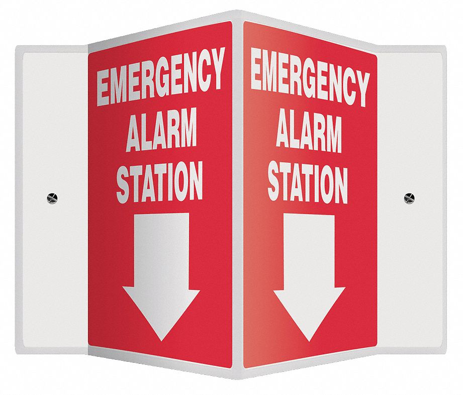 Sign,Emergency Alarm Station,12x14