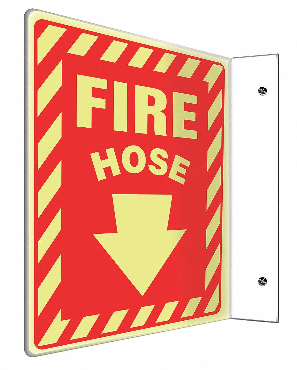 SIGN,FIRE HOSE,12X9