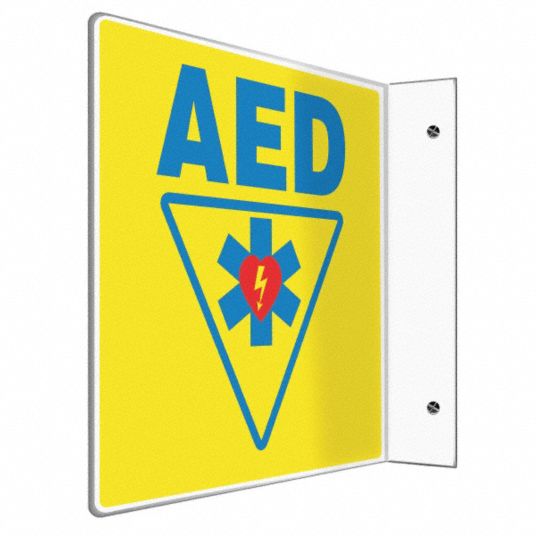 Plastic, L-Shape Projection Sign, 8