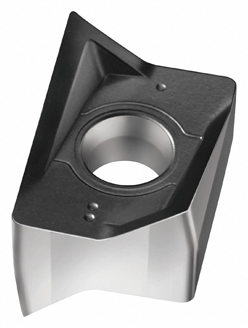 WALTER Diamond Milling Insert 1/32 in Corner Radius, 0.187 in Thick