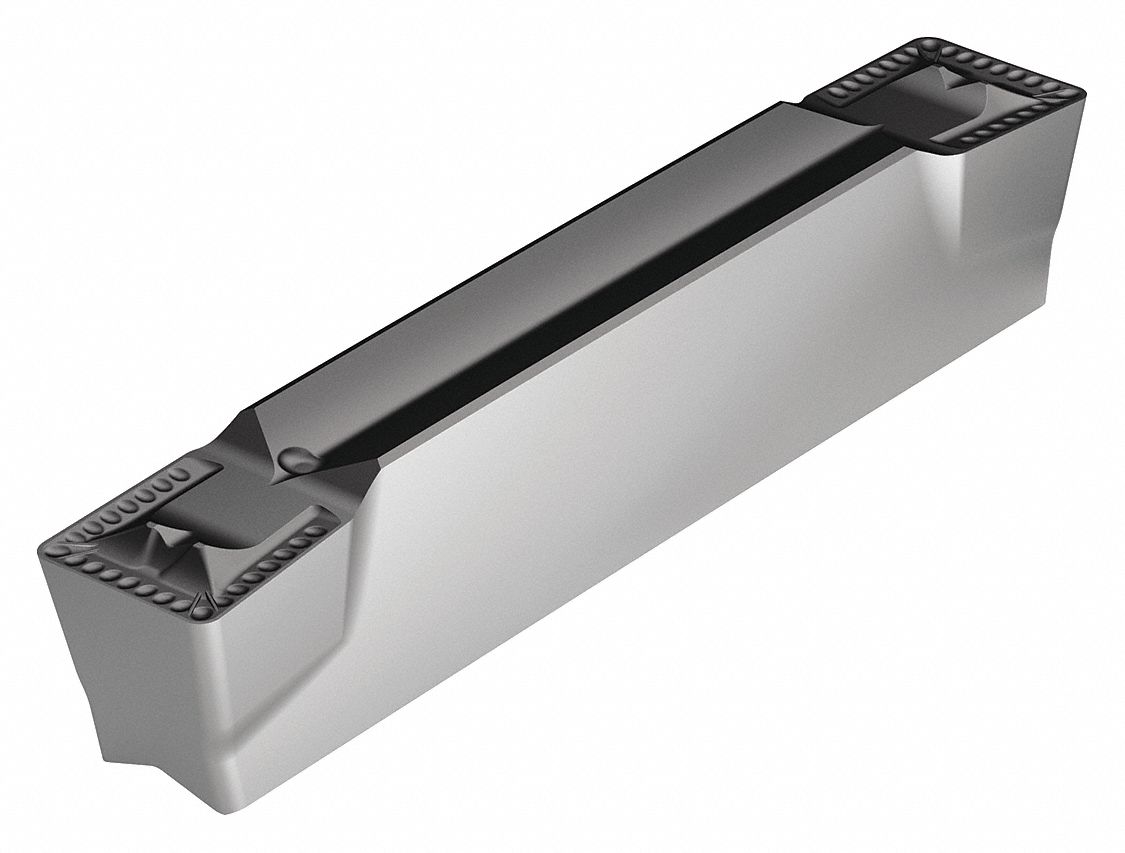 Parting and Grooving Insert: 16 Insert Size, Nickel/Stainless Steel/Steel/Titanium, Neutral
