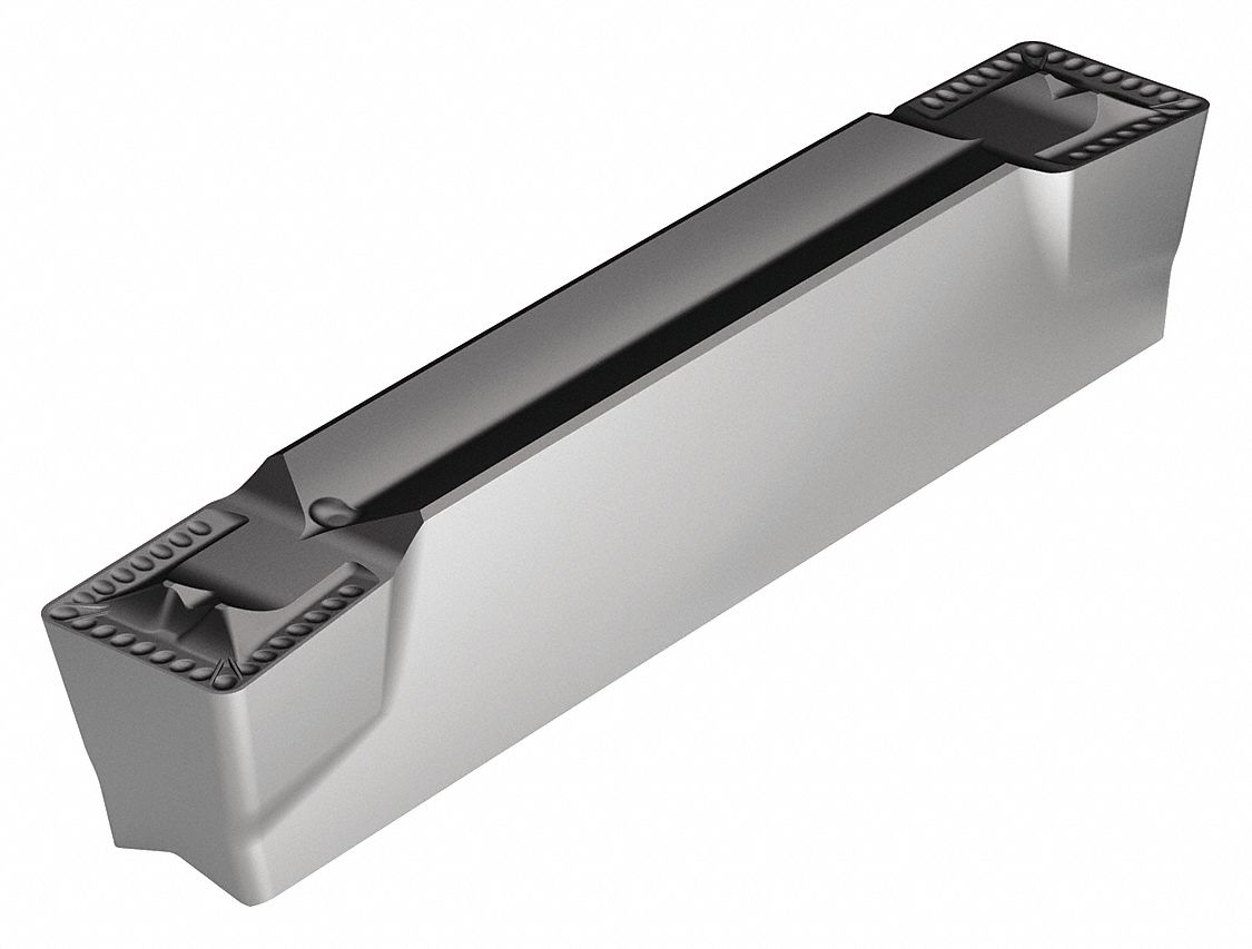 Parting and Grooving Insert: 24 Insert Size, Cast Iron/Steel, Neutral, E Seat Size, CVD