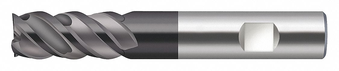 CR End Mill, 0.50mm CR, 19.10mm Dia