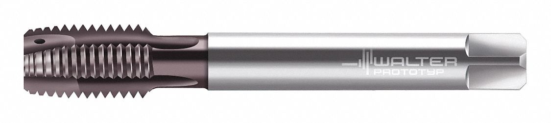 Spiral Point Tap: M8x1 Thread Size, 18.00 mm Thread Lg, 90.00 mm Overall Lg, Plug