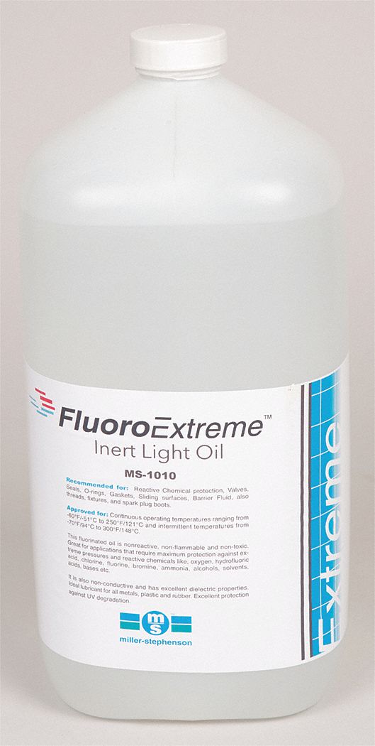 Hydraulic Oil: Synthetic, 1 qt, Bottle, ISO Viscosity Grade 7, SAE Grade 2, FluoroExtreme