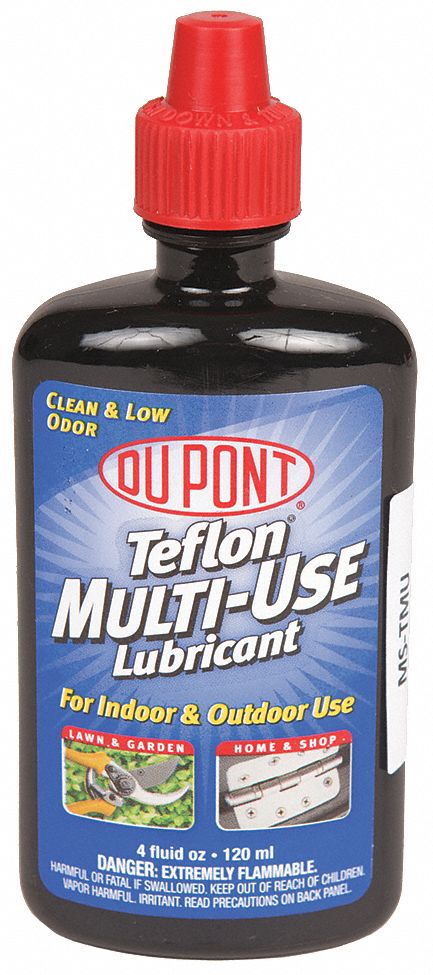General Purpose Lubricant: -30° to 300°F, H2 No Food Contact, PTFE, 4 oz, Squeeze Bottle, Colorless
