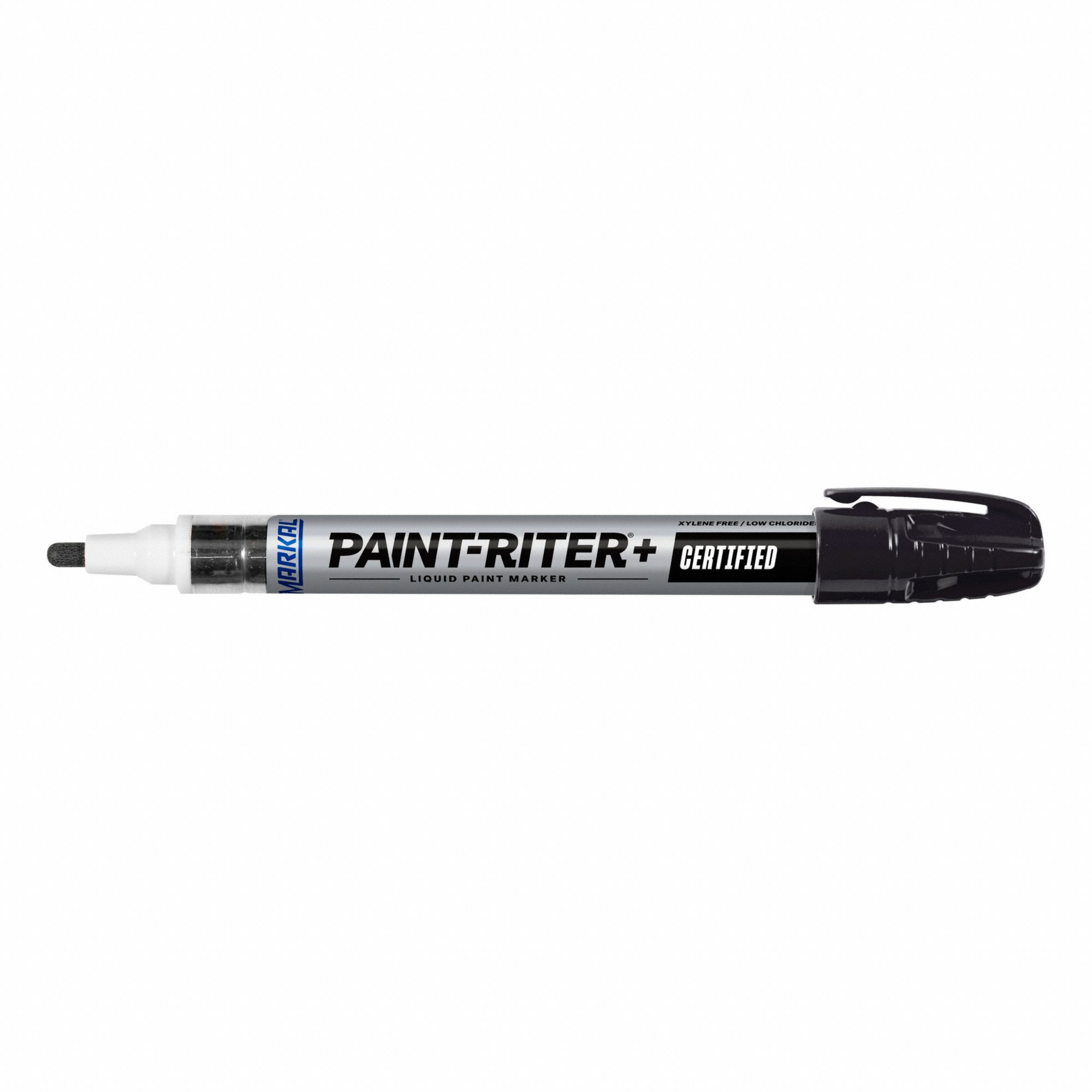INDUSTRIAL PAINT MARKER, IDEAL FOR STAINLESS STEEL, BLACK, 1/8 IN