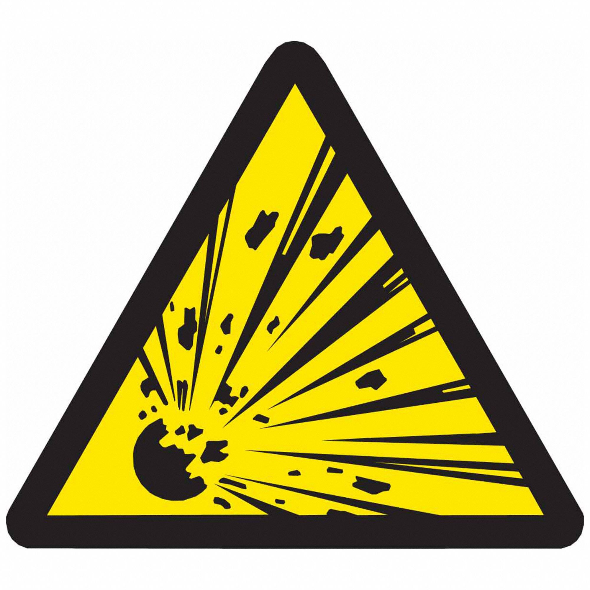 Warning Labels, 2inHx2inW, Vinyl, PK10