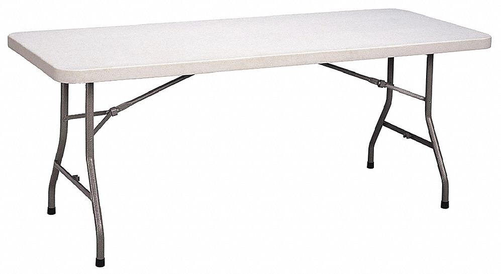 35T126 - Folding Table Gray 29 H x 72 L x 18 W