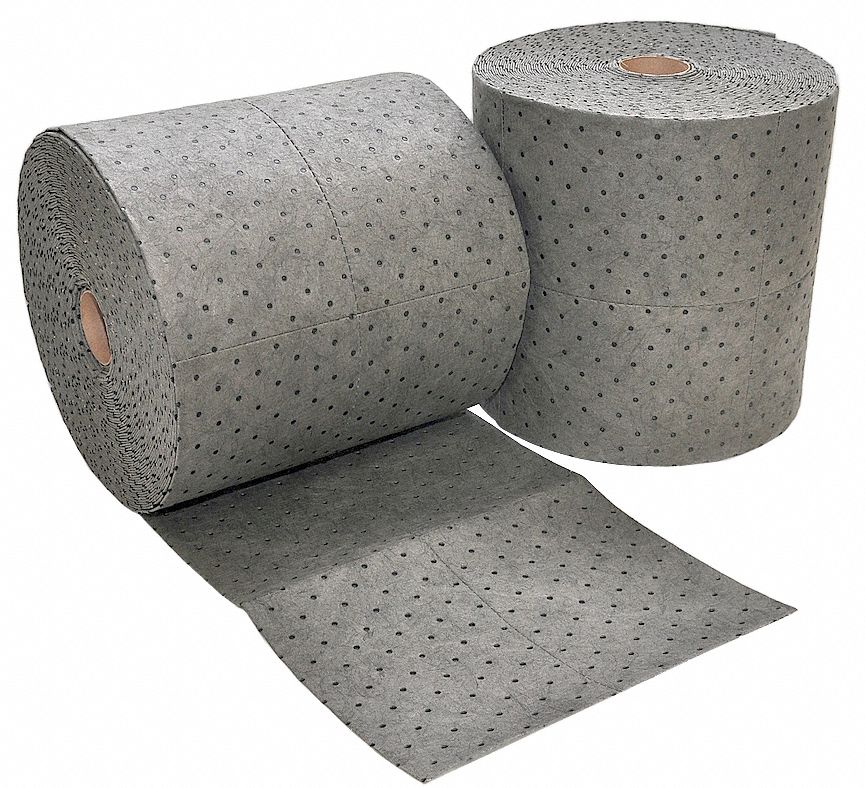 Absorb Roll, Universal, Gray, 150 ft.L, PK2