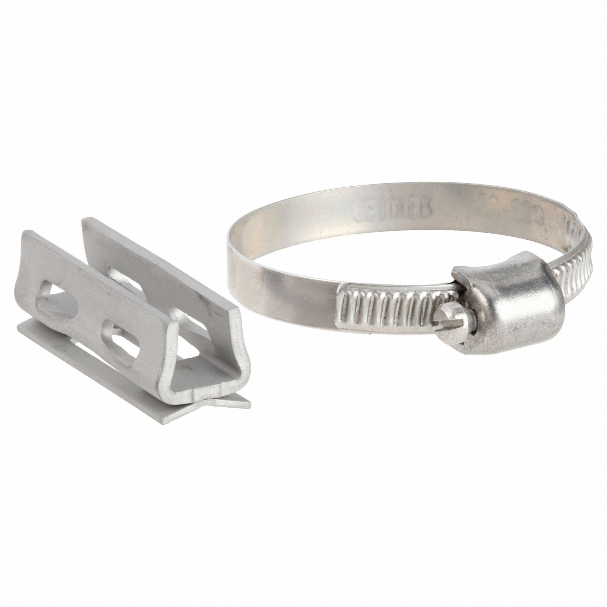 Smooth Cylinder Adapter: Stainless Steel, E11977, Fixing Strap