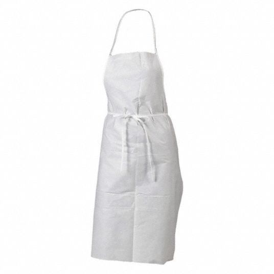 LAKELAND, Polyethylene, Tie, Apron, Micromax Ns 28X36 Dis,PK100 ...