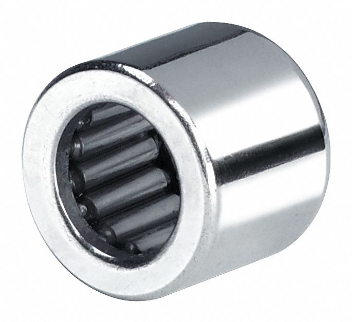 Needle Roller Bearing: B, 57, 5/16 in Bore, 1/2 in OD, Full Complement, Open, Alloy Steel