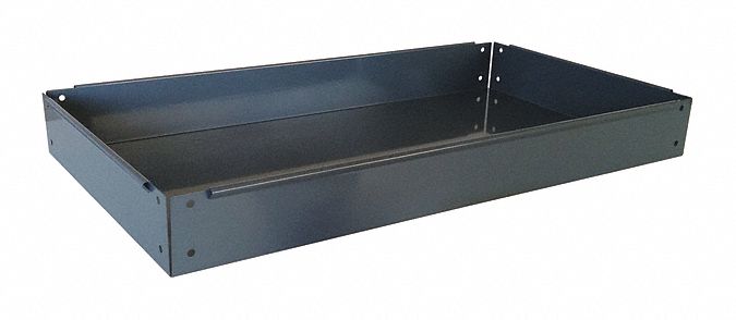 EXTRA SHELF FOR UTILITY CARTS WITH METAL SHELVES, 200 LB LOAD CAPACITY, GREY