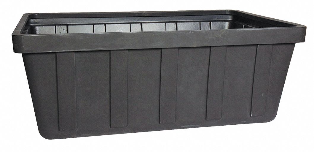 Horizontal Tank Sump: 635 gal Spill Capacity, 10, 000 lb Load Capacity, 88 in x 62 in x 33 in