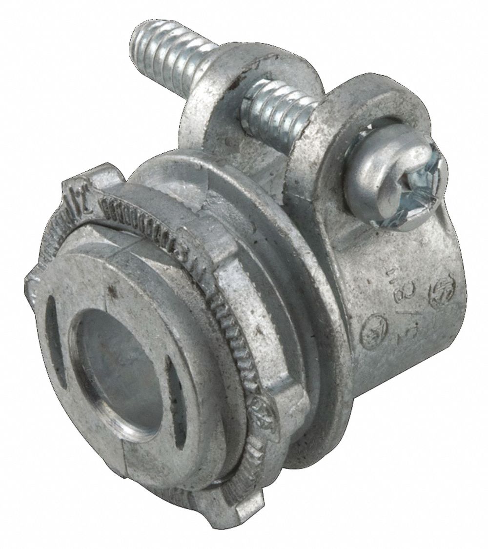 CONNECTOR,ZINC,TRADE SIZE 1/2IN