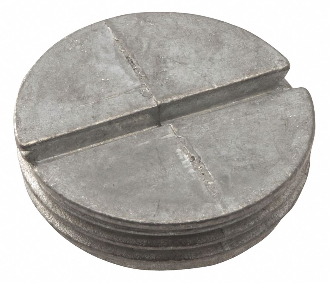 BELL Closure Plug 3/4 Npt Gry Card 35U16452705 Grainger