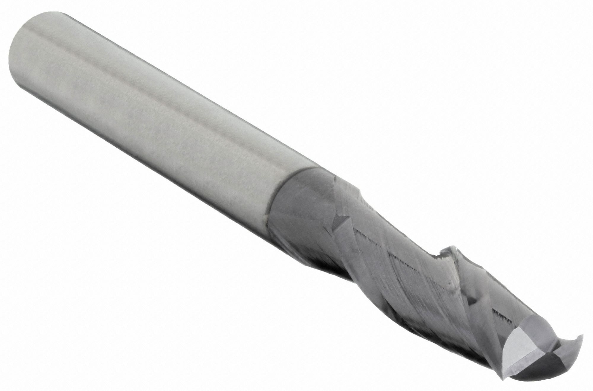 Square End Mill: Carbide, TiAlN Coated, 2 Flute, 1/16" Mill Dia, 3/16" LOC, 1-1/2" OAL