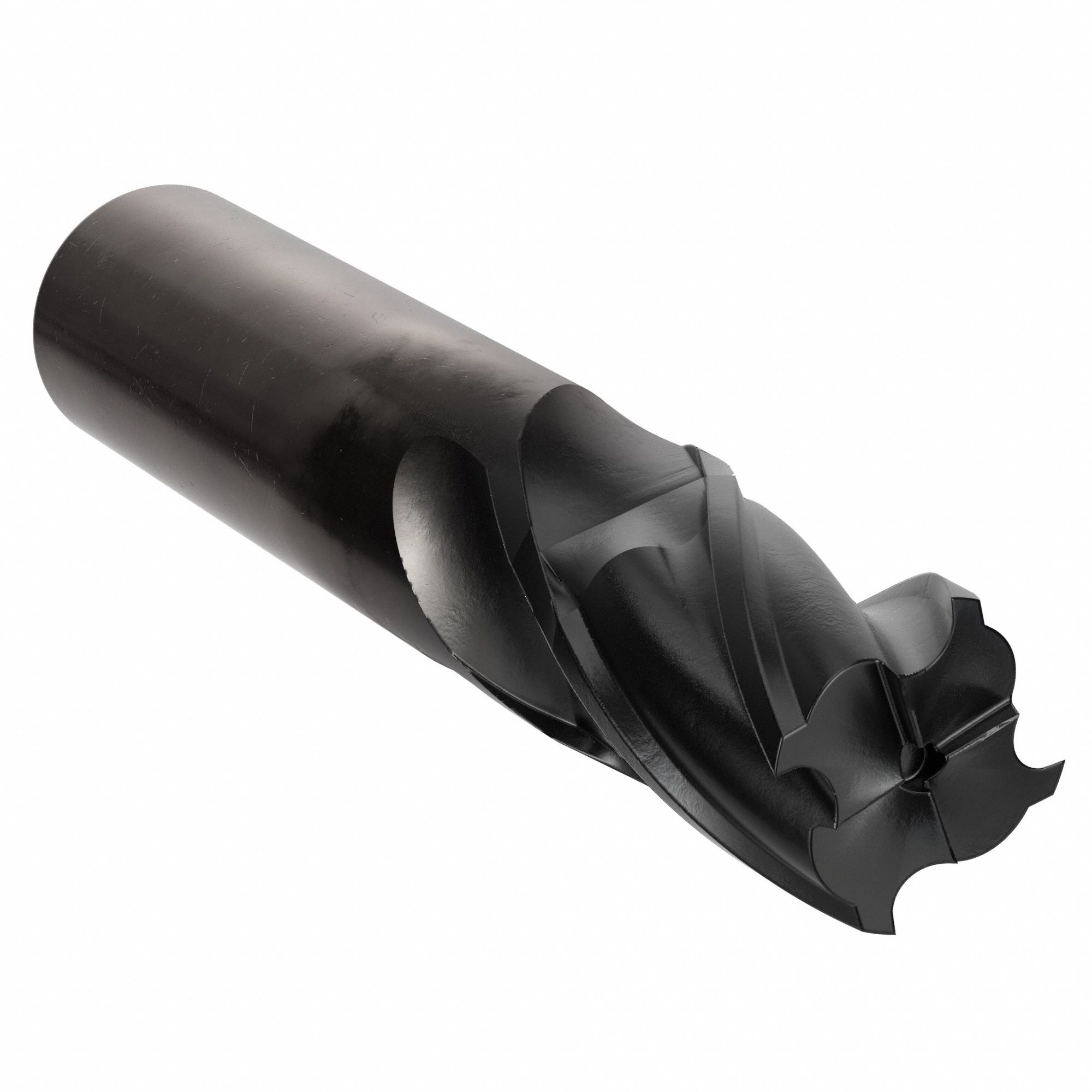 Square End Mill: Carbide, TiAlN Coated, 4 Flute, 3/32" Mill Dia, 3/8" LOC, 1-1/2" OAL