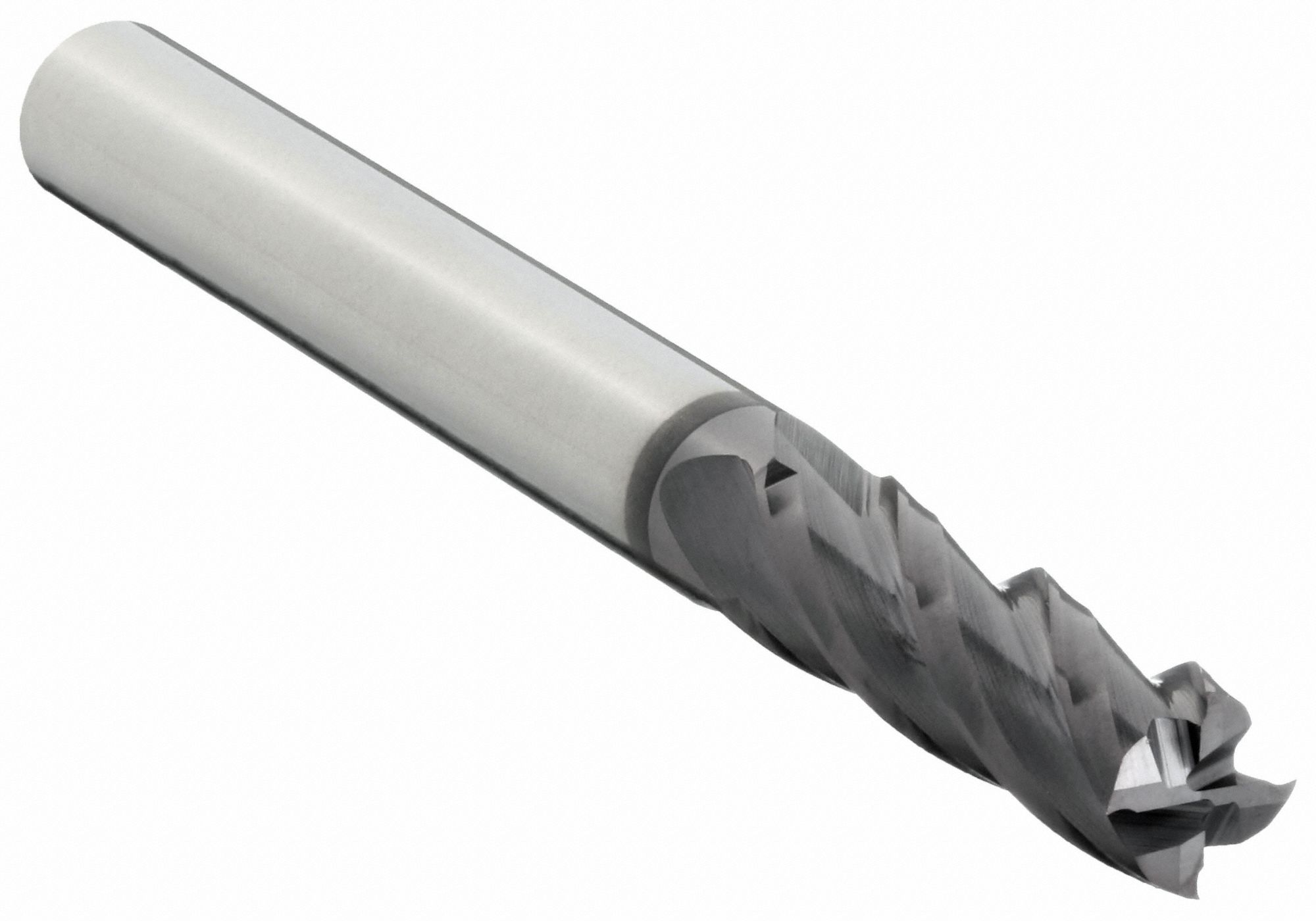 Square End Mill: Carbide, TiAlN Coated, 4 Flute, 5/32" Mill Dia, 9/16" LOC, 2" OAL