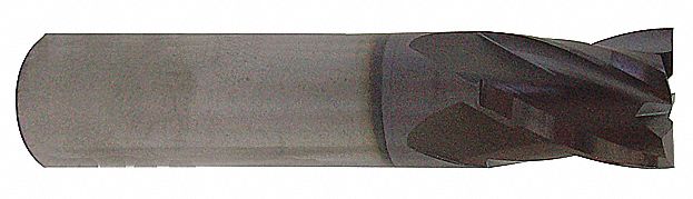 Square End Mill: Carbide, TiAlN Coated, 4 Flute, 5/32" Mill Dia, 5/16" LOC, 2" OAL