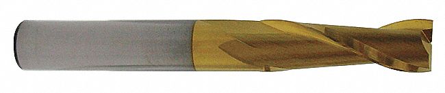 Square End Mill,  1 in,  Carbide